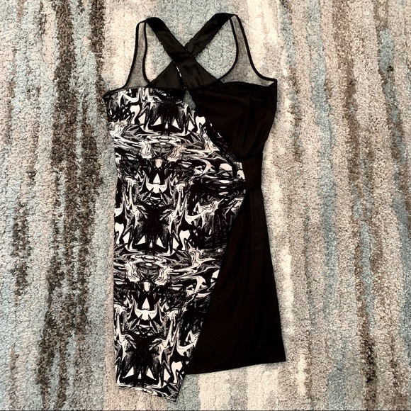 Factory by Erik Hart Asymmetrical Abstract Dress - Picture 1 of 10